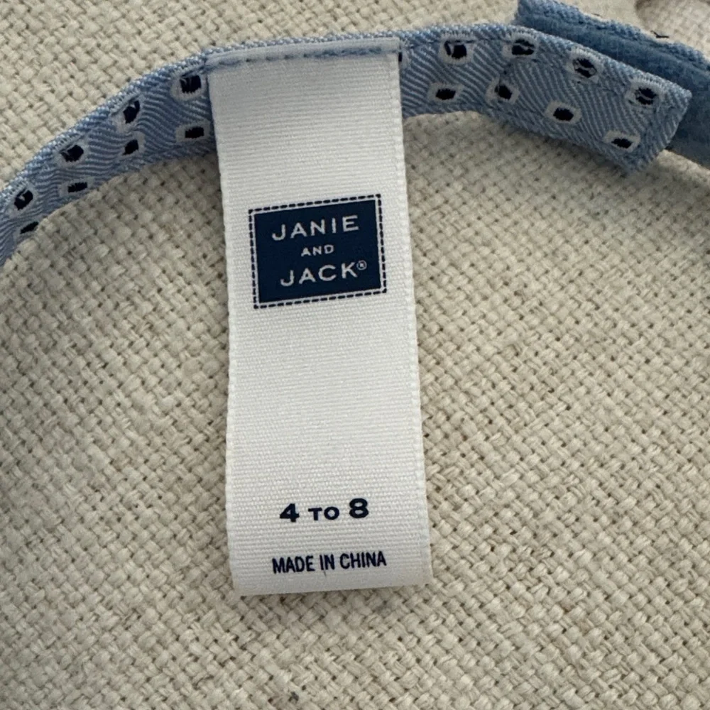 Janie and Jack Blue Polka Dot Bow Tie